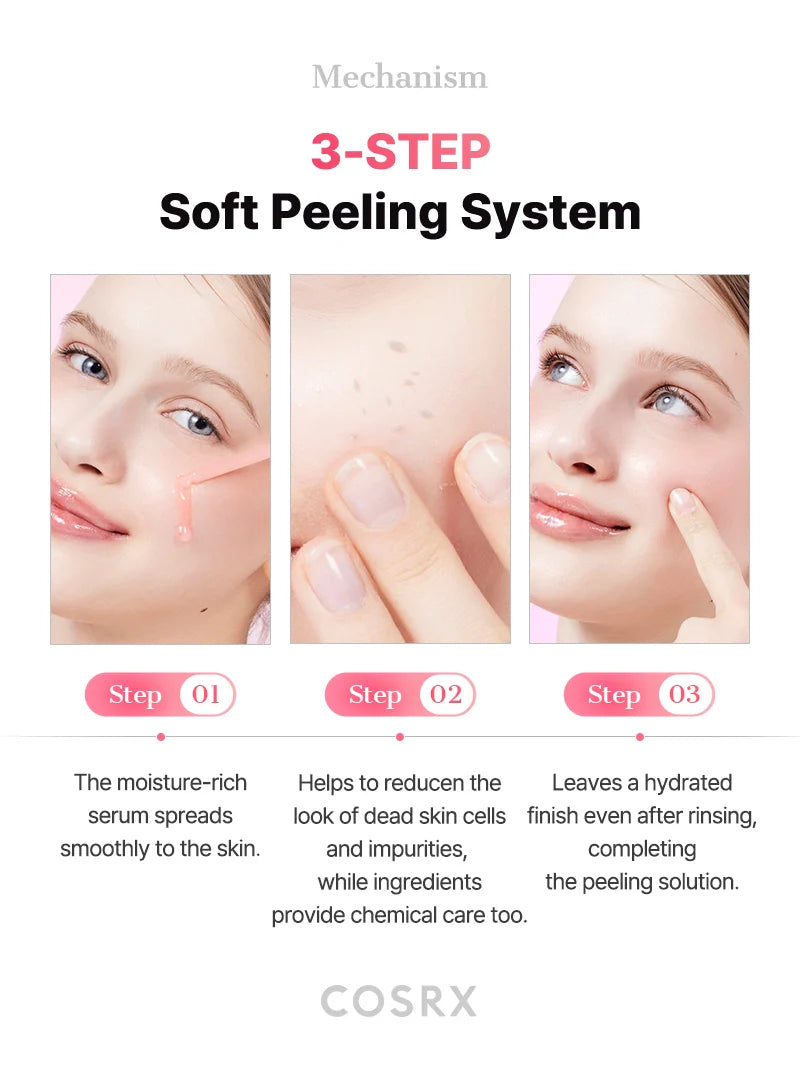 COSRX RED RICE INOSITOL Exfoliating Care Pore Peel Serum - 80ml |كوزركس سيروم تقشير المسام بالعناية بحبوب الأرز الأحمر والإينوزيتول - 80 مل