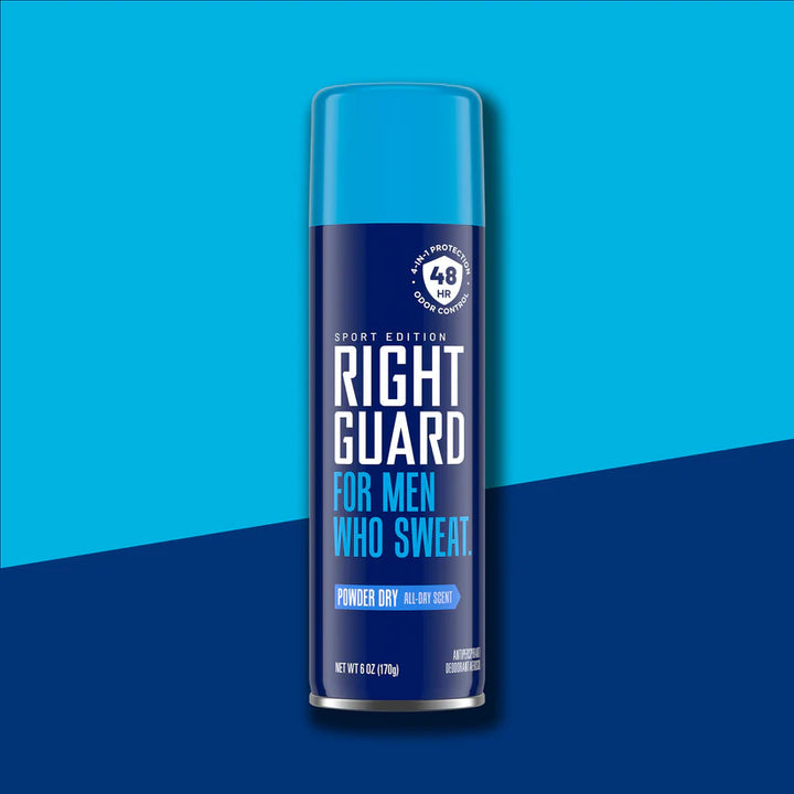 Right Guard Sport For Men Who Sweat Powder Day - 170g | رايت جارد سبورت للرجال الذين يتعرقون – بودرة داي – 170 جرام