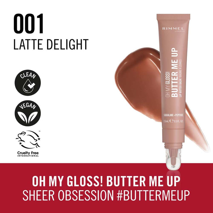 RIMMEL Oh My Gloss Butter Me Up - 15ml | ريميل جلوس مرطب للشفاه - 15 مل