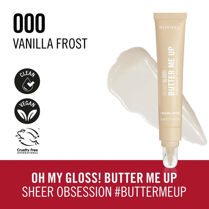 RIMMEL Oh My Gloss Butter Me Up - 15ml | ريميل جلوس مرطب للشفاه - 15 مل
