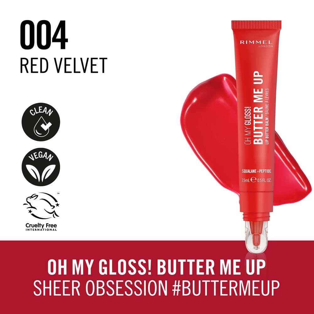 RIMMEL Oh My Gloss Butter Me Up - 15ml | ريميل جلوس مرطب للشفاه - 15 مل