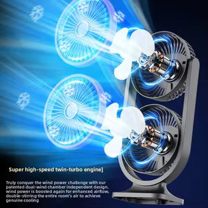 Wonder Fan Double Ended Circulating Fan Grey | مروحة مزدوجة باللون الرمادي