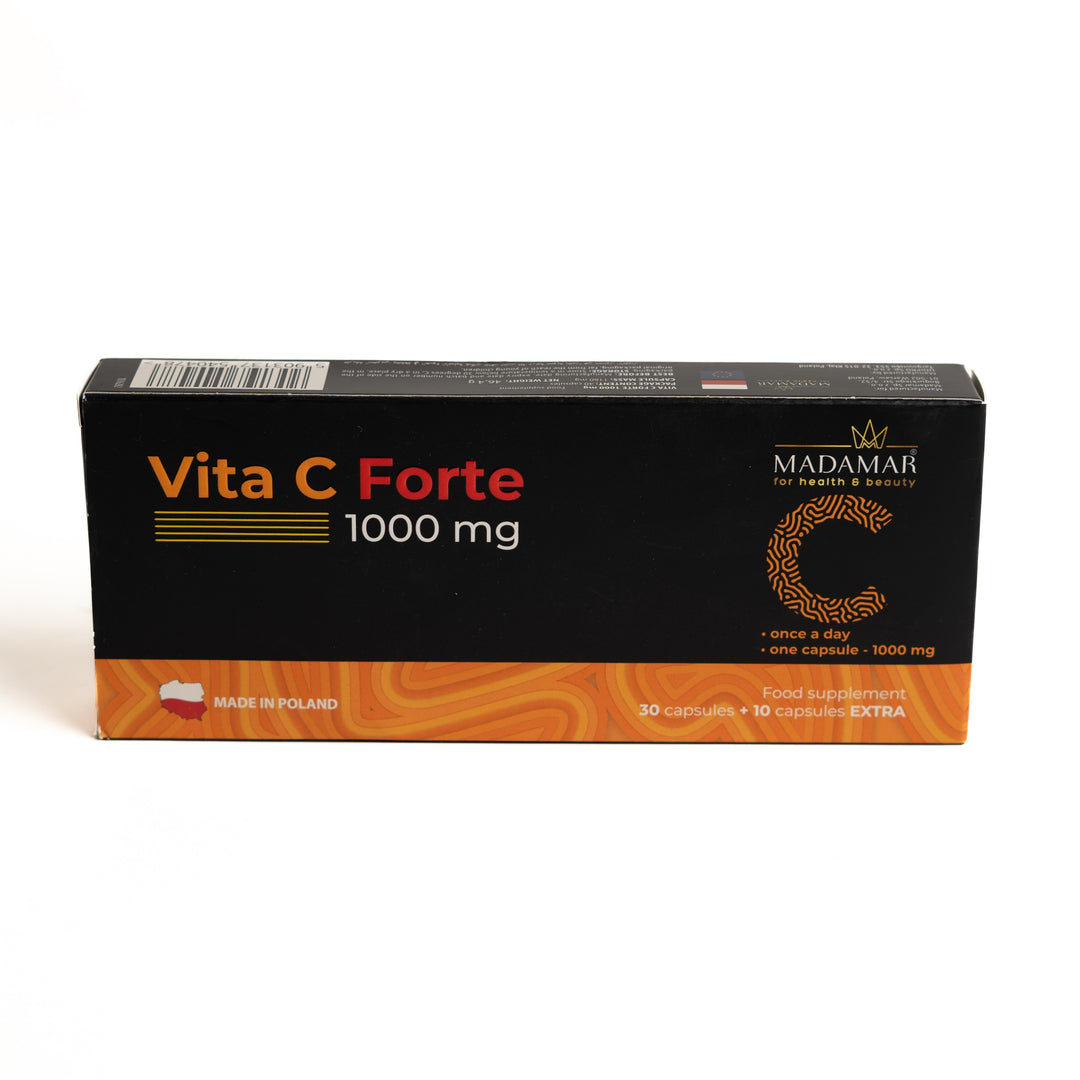 MADAMAR Vita C Forte 1000 Mg - 40 Capsules | مادامار فيتا سي فورت 1000 ملغ – 40 كبسولة