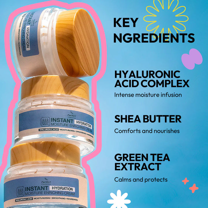 Purifect Instant Hydration Moisture Enriching Cream - 50ml | بيورفكت كريم ترطيب فوري - 50مل