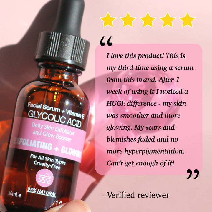 Purifect Exfoliating & Glowing Glycolic Acid Facial Serum - 30ml | جينسينغ سيروم للوجه مع فيتامين E بحمض الجليكوليك - 30مل