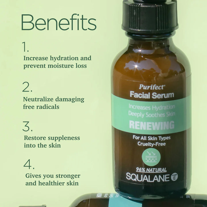 Purifect Renewing Squalane Facial Serum - 30ml | بيورفيكت سيروم لتجديد البشرة بالسكوالان – 30 مل