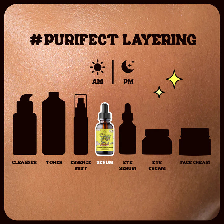 Purifect Bright Vibes Only Vitamin C Facial Serum - 30ml | بيورفيكت سيروم فيتامين سي للوجه - 30مل
