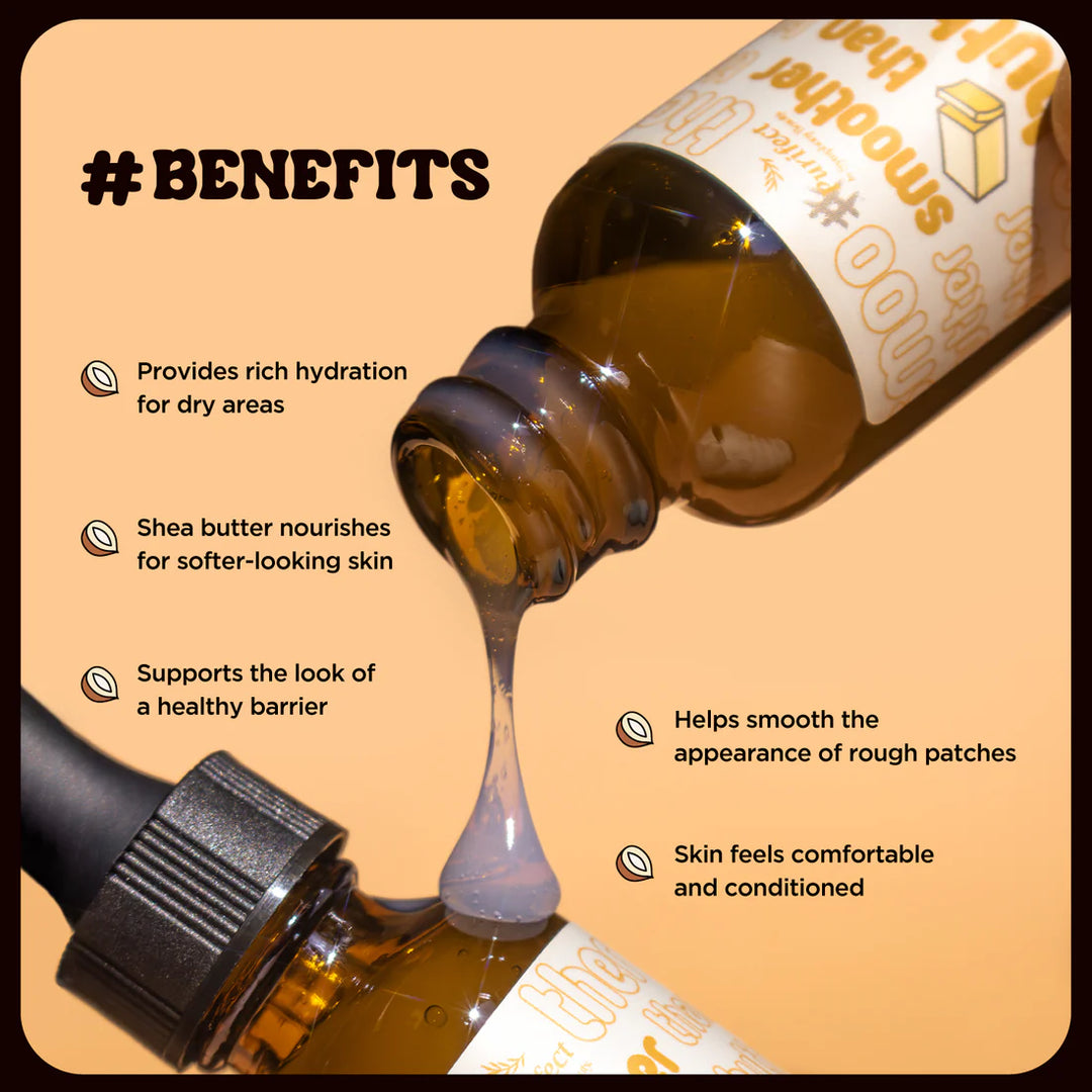 purifect Smoother Than Butter Shea Butter Facial Serum - 30ml | بيورفيكت سيروم وجه بزبدة الشيا - 30مل