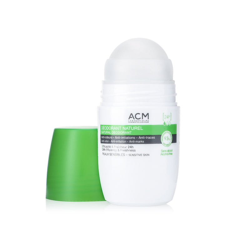 ACM Natural Deodorant 24h - 50ml | اي سي ام رول مزيل تعرق 24 ساعة - 50 مل