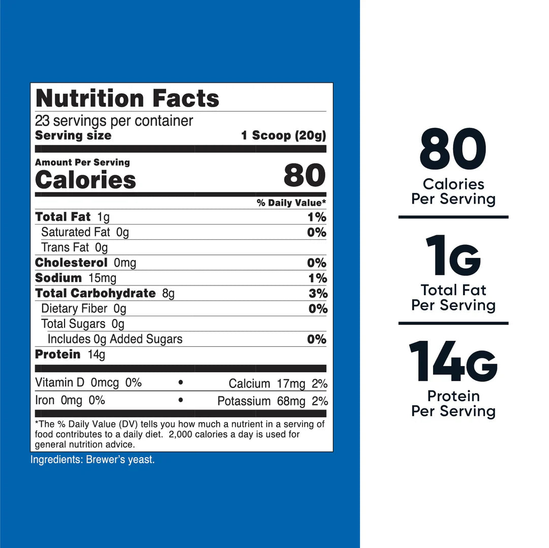 Nutricost Brewers Yeast Powder 1LB - 454g | نيوتريكوست مسحوق خميرة البيرة 1 رطل – 454 جم