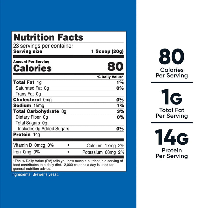 Nutricost Brewers Yeast Powder 1LB - 454g | نيوتريكوست مسحوق خميرة البيرة 1 رطل – 454 جم
