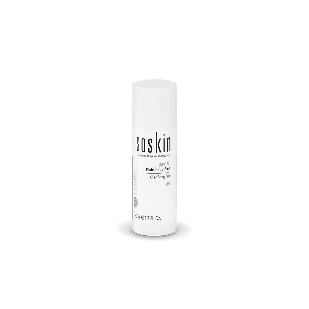 Soskin Fluide Clarifiant - 50ml | سوسكن كريم 3*1 مفتح ومرطب و spf 25