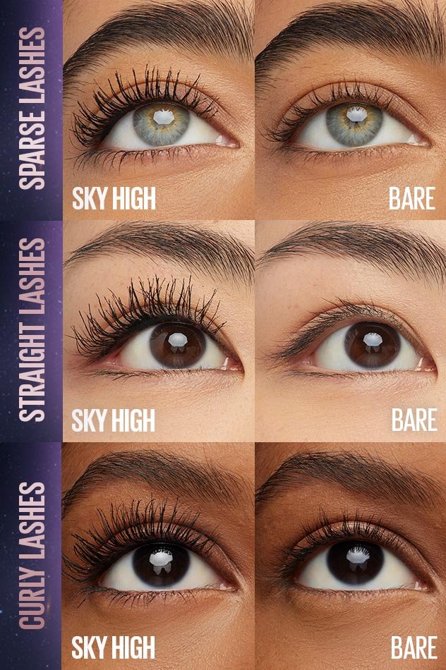 MAYBELLINE Lash Sensational Sky High Waterproof Mascara - Very Black | ميبيلين ماسكارا سوداء مقاومة للماء