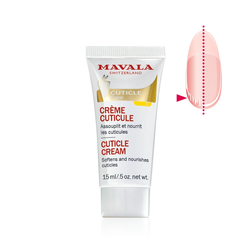 Mavala Cuticle Cream White - 15ml | مافالا كريم العناية  بالجلد المحيط بالأظافر  - 15 مل