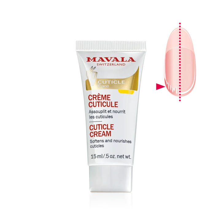 Mavala Cuticle Cream White - 15ml | مافالا كريم العناية  بالجلد المحيط بالأظافر  - 15 مل