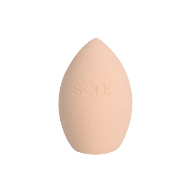 SOLE makeup sponge beauty blender teardrop shape beige color packaging-free product