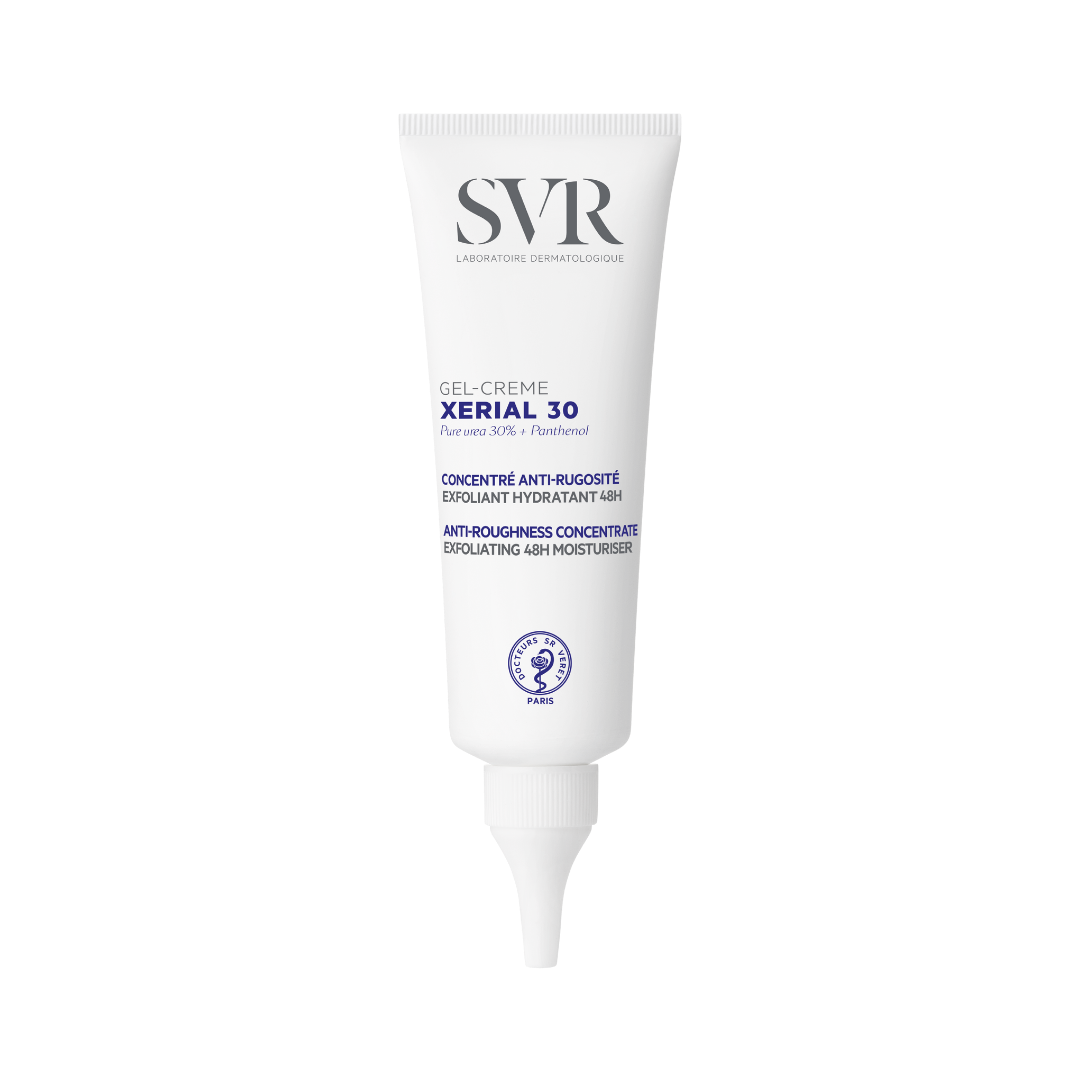 Xerial 30 Gel-Crème by SVR, anti-roughness concentrate, exfoliating 48H moisturiser, 75ml.
