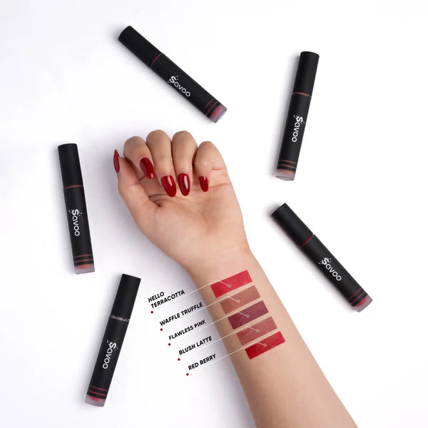 Savoo Liquid Lipstick - 3.3ml | سافو أحمر شفاه - 3.3 مل