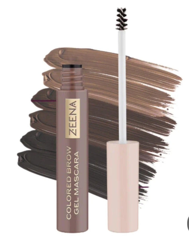ZEENA Colored Brow Gel Mascara - 3ml | زينة جل تصفيف الحواجب مع لون - 3 مل