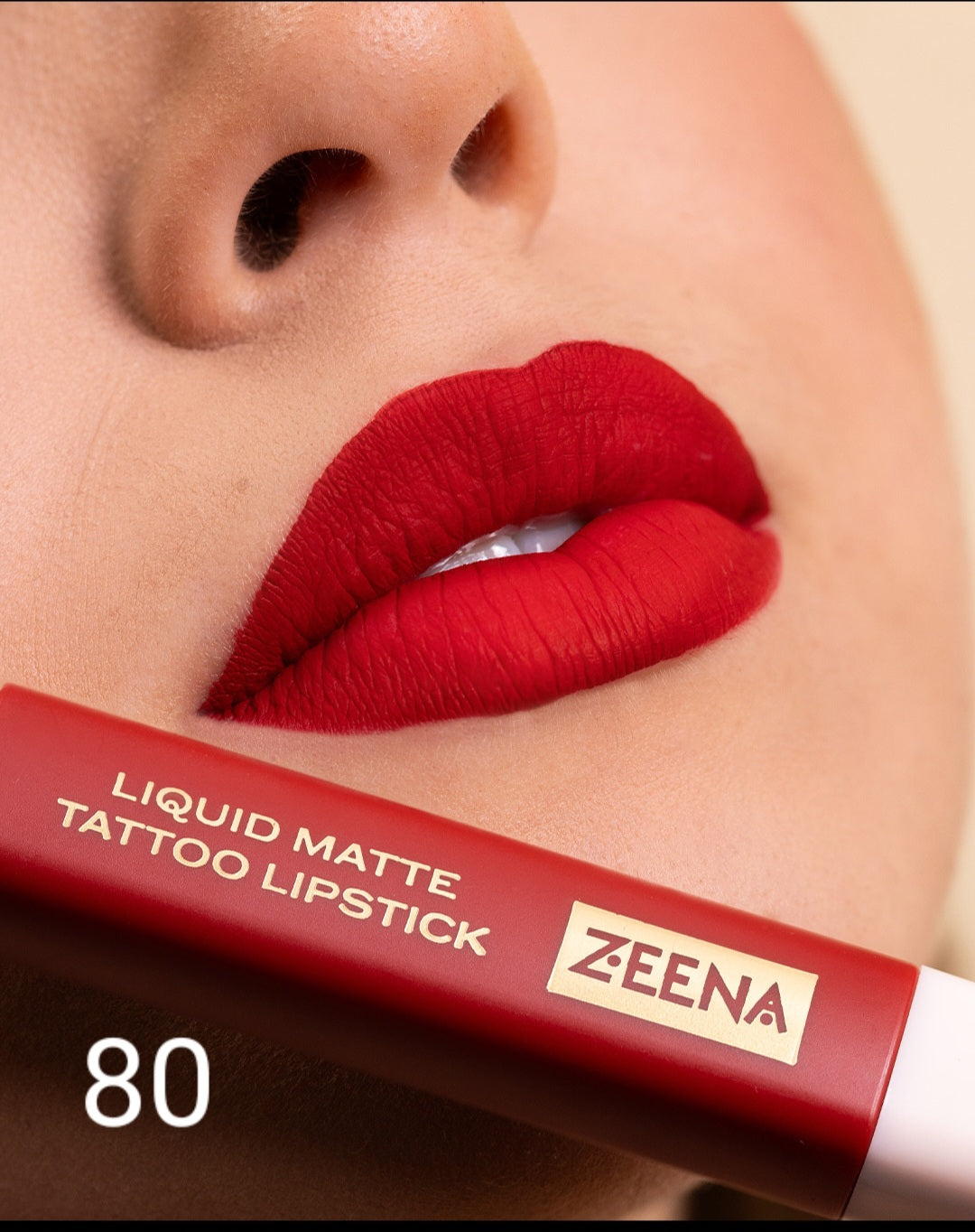 ZEENA Liquid Matte Tattoo Lipstick |  زينا احمر شفاه سائل مات