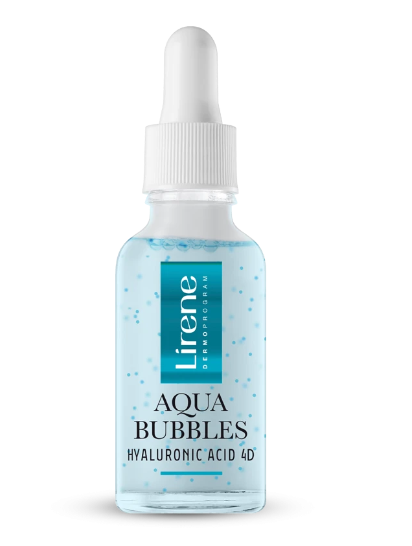 Lirene Aqua Bubbles Hyaluronic Acid 4D Hydroserum - 50ml | ليرين أكوا بابلز هايدرو سيروم بالهيالورونيك اسيد - 50 مل