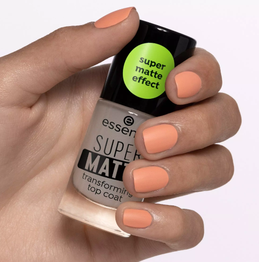 Essence Top Coat Super Matte - 8ml | ايسنس توب كوت بتأثير مطفي - 8 مل