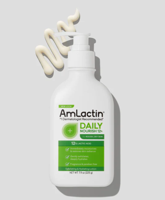 Amlactin Daily Nourish Lotion with 12% Lactic Acid - 567ml | املاكتين لوشن للجسم باللاكتك اسيد 12% - 567 مل
