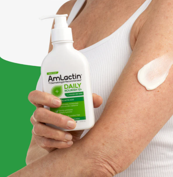 Amlactin Daily Nourish Lotion with 12% Lactic Acid - 567ml | املاكتين لوشن للجسم باللاكتك اسيد 12% - 567 مل