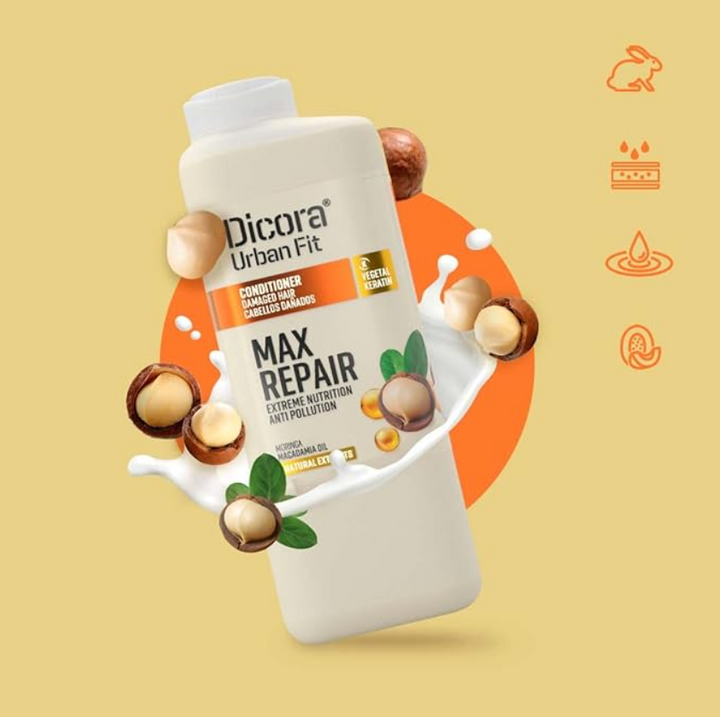 Dicora Conditioner Max Repair - 400ml | ديكورا بلسم مرمم للشعر الجاف والتالف  - 400 مل