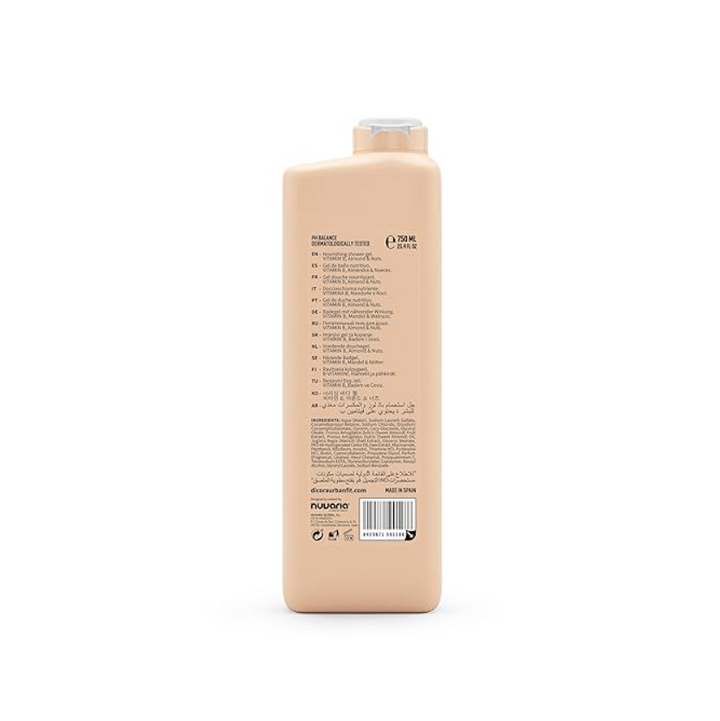 Dicora Nourishing Shower Gel Almond & Nuts - 750ml | ديكورا سائل الاستحمام باللوز والمكسرات - 750 مل