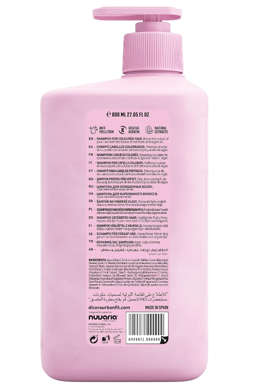 Dicora Shampoo Colored Hair - 800ml | ديكورا شامبو للشعر المصبوغ - 800 مل