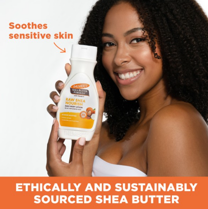 PALMER'S Shea Formula Raw Shea Body Lotion - 250ml | بالميرز لوشن الجسم بزبدة الشيا - 250مل