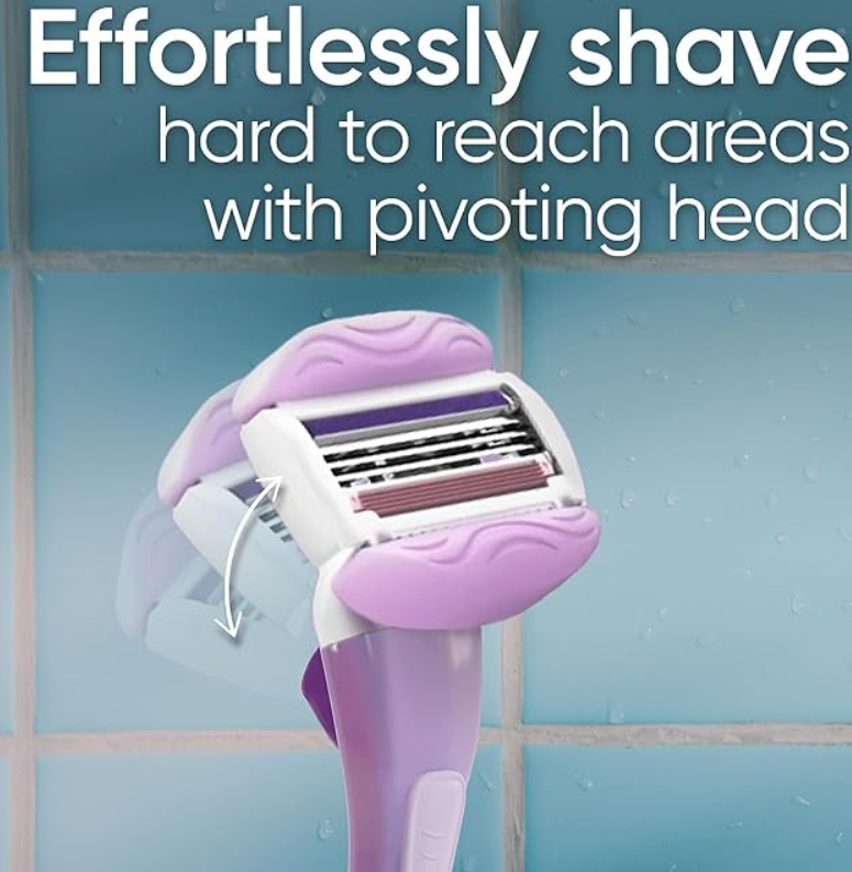 Gillette Venus ComfortGlide Breeze Handle Women’s Razor – 1 Handle + 2 Refills | جيليت شفرة فينوس للنساء مع رأسين