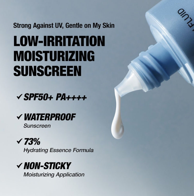 tfit Airy Sun Fluid Spf50+ Pa++++ - 50g | تي فيت واقي شمس فلويد SPF50+ PA++++ - 50 غ