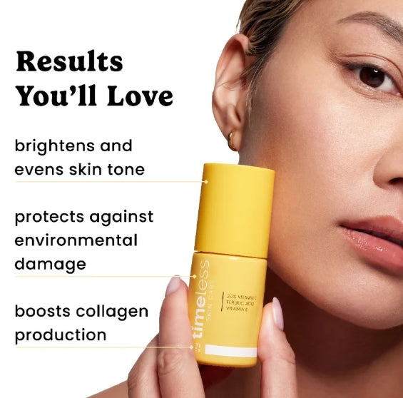 timeless Skin Care, 20% Vitamin C Serum - 30ml | تايم ليس سيروم للوجه فيتامين سي 20 % - 30 مل