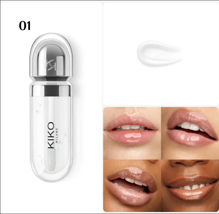 KIKO 3D Hydra Lip Gloss - 6.5ml | كيكو غلوس مرطب للشفاه - 6.5 مل