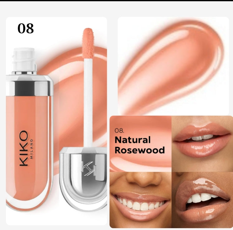KIKO 3D Hydra Lip Gloss - 6.5ml | كيكو غلوس مرطب للشفاه - 6.5 مل