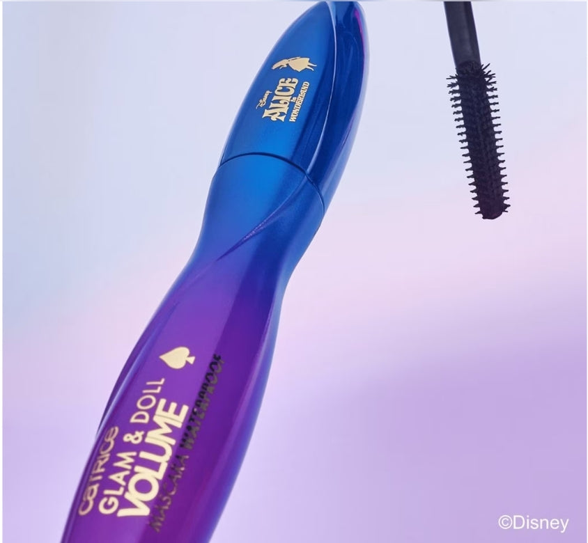 Catrice Mascara Disney Alice in Wonderland Glam & Doll Volume Waterproof - 10ml |ماسكارا كاتريس المقاومة للماء إصدار ديزني - 10 مل