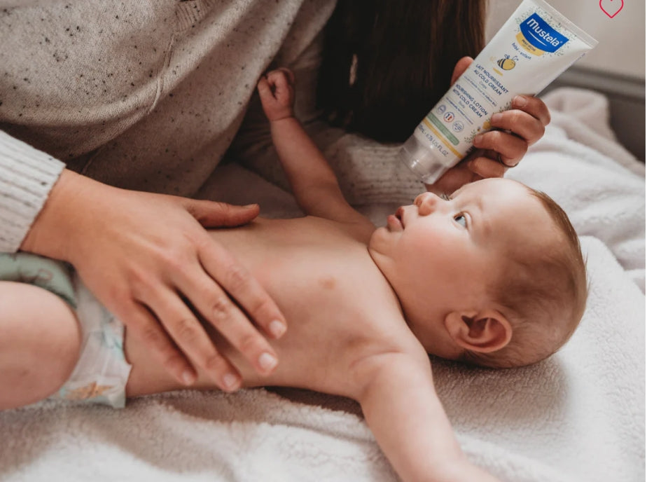 Mustela Nourishing Baby Body Lotion Moisturizing Baby Cream - 200ml | موستيلا لوشن مغذٍ ومرطب لجسم الأطفال – 200 مل