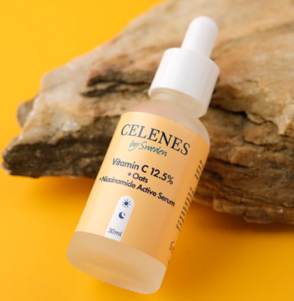 Celenes by Sweden Vitamin C12.5% & Sunscreen 50 - 50mlx30ml | سيلينس سيروم فيتامين سي 12.5% و واقي شمسي spf50 - 50x30 مل