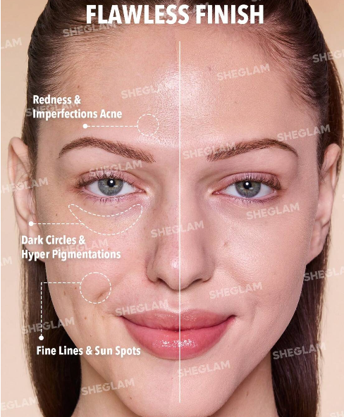 SHEGLAM Skin Magnet High Coverage Foundation Stick - 10g | شيكلام كريم أساس ستيك - 10 غرام