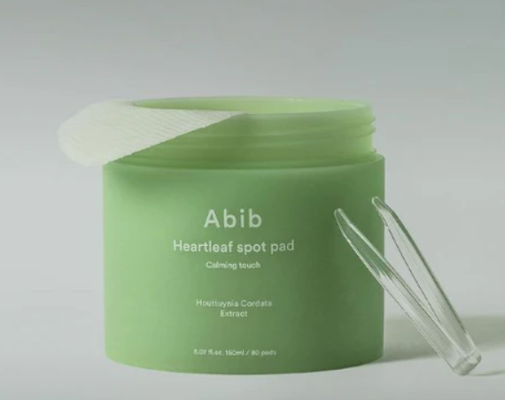 Abib Heartleaf Spot Pad Calming Touch - 80 pads | ابيب وسادات مهدئة للبشرة بمستخلص نبات القلب - 80 قطعة