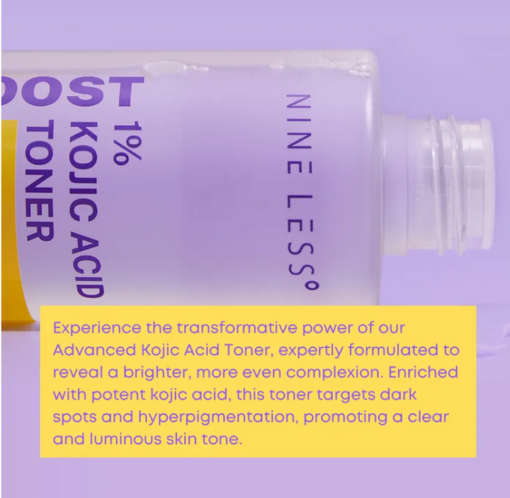 NINE LESS B-Boost 1% Kojic Acid Toner - 200ml | ناين ليس تونر الكوجك اسيد 1% - 200 مل