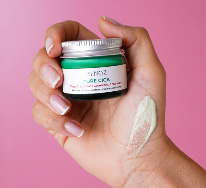 SiNOZ Pure Cica Tiger Grass Tone Equalizing Cream -  15ml | سينوز كريم مصحح للون البشرة - 15 مل