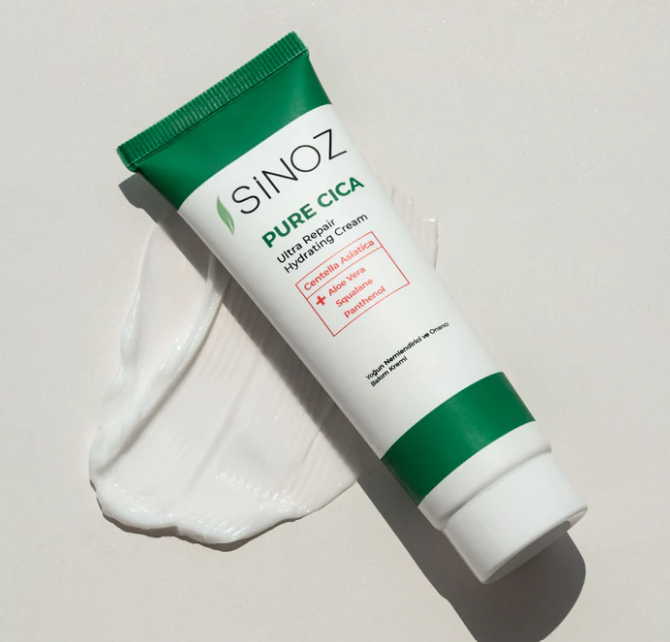 SiNOZ Cica Pure Cica Intensive Moisturizing and Repairing Care Cream - 50ml | سينوز كريم مرمم للبشرة - 50 مل