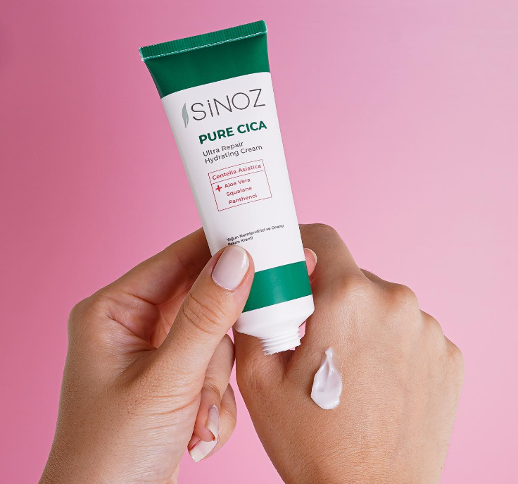 SiNOZ Cica Pure Cica Intensive Moisturizing and Repairing Care Cream - 50ml | سينوز كريم مرمم للبشرة - 50 مل