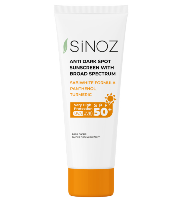 SiNOZ Anti-Dark Spot Sunscreen Cream SPF 50 - 50ml | سينوز كريم واقي شمسي مضاد لبقع الوجه spf50 - 50 مل