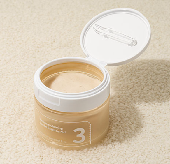 Numbuzin No.3 Radiance Glowing Jumbo Essence Pad - 150ml | نمبوزين مناديل ايسنس لاضاءة البشرة الحساسة - 150 مل