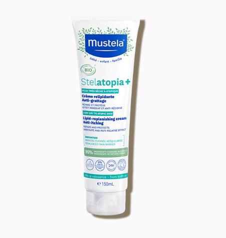 Mustela Stelatopia+ Lipid Replenishing Cream - 150ml | موستيلا كريم معوض للدهون و مقاوم للحكة - 150 مل