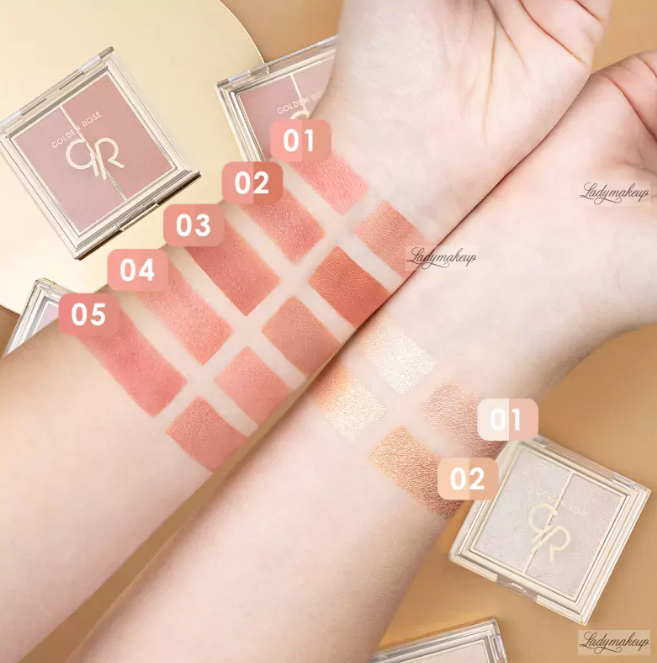 GOLDEN ROSE Iconic Blush Duo - 2x3g | بلاش ثنائي - 2x3 غرام